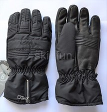 BOGNER HERREN SKI HANDSCHUHE GLOVES FALCO SCHWARZ TEILLEDER Gr 9 9,5 10 M L NEU
