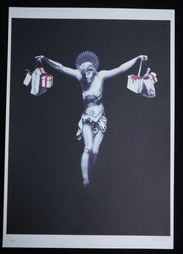 Banksy 50x35 lithographie - banksy,
