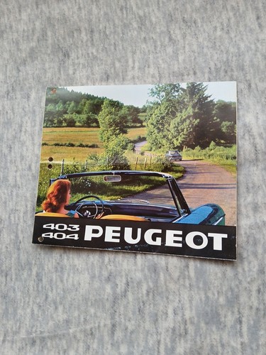 Peugeot 403 404 prospekt 1965 - /404,