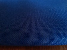 1 Rest Zählstoff, Stickstoff Kreuzstich Hardanger  dunkel blau