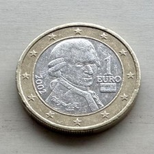 2002 1 euro coin Wolfgang