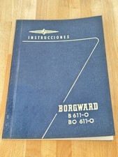 Borgward B611-0   April 1960 Französisch Betriebsanleitung  TOP Zustand