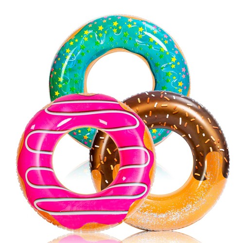 Joyin donut pool float mit - donut,