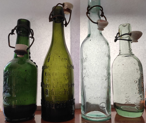 Stück alte bierflasche - stück,