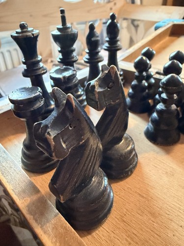 Altes schachspiel - altes,