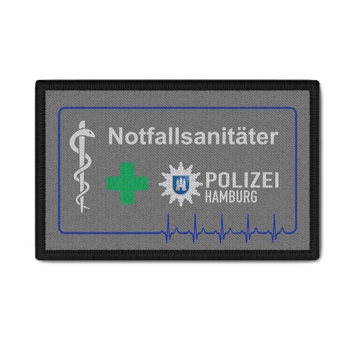 Rank patch 8x6cm polizei - 9,8x6cm,