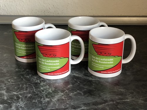 Porsche leipzig coffee tea - 4x,