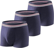 3 x Inkontinenz-Pant Slip Herren waschbare Inkontinenzunterwäsche aus Baumwolle