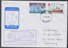 Eisbr. Kap. Chlebnikow, Quark-Exped., Port Lockroy/Brit. Antarktis, 08.01.2003