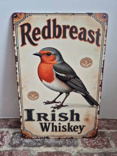 Redbreast irish whiskey schild - whiskey,