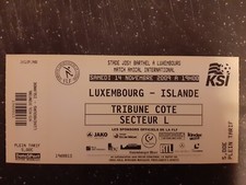 Ticket  Luxemburg - Island  14.11.2009