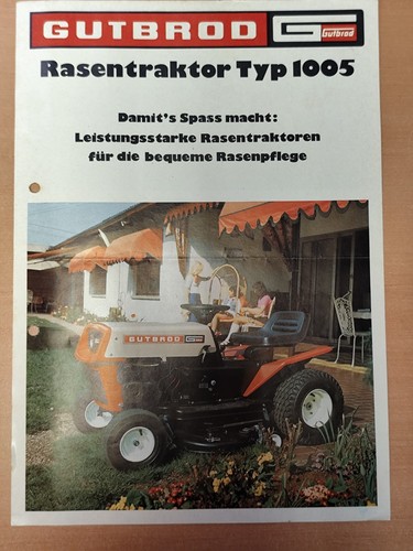 Gutbrod rasentraktor 1005 - gutbrod,