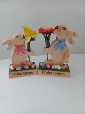 2 er Set Oster Deko Häschen