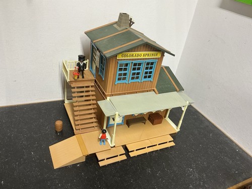 Playmobil western bahnhof - western,