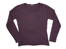 Himalaya Pullover 100% Merino Wolle Gr. M, aubergine