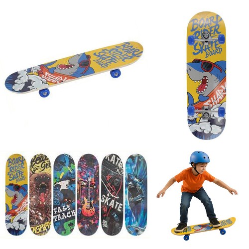 Skateboard aus buntem holz - skateboard,