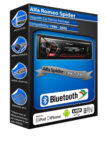 Alfa romeo spider - alfa, radio