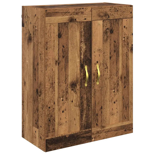 Wandschrank aus altholz - wandschrank,