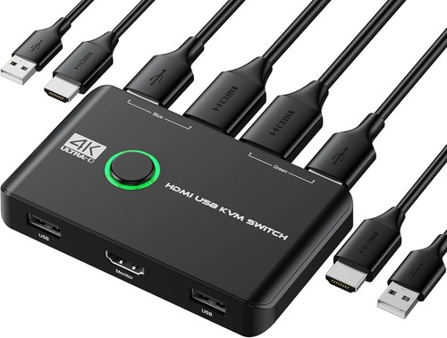 Rybozen kvm switch 60hz - rybozen, 4k