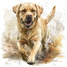 6x Sticker Labrador Car