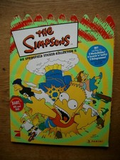 "THE SIMPSONS -Springfield-Sticker-Kollektion II" Sammelalbum  PANINI 2000