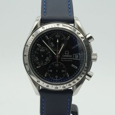 OMEGA SPEEDMASTER DATE HERREN 1750.043 AUTOMATIK 39MM STAHL SCHWARZ OM3400 PAPIE