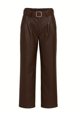 Lederimitathose Damen Hose aus