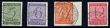 SBZ Nr. 116-119 Y gestempelt