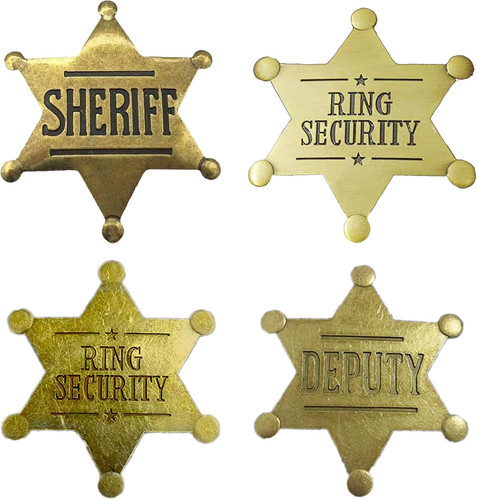 Stück sheriff abzeichen aus - 4,