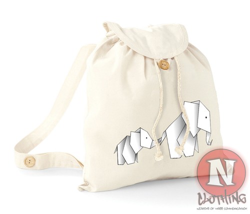 Origami elefanten rucksack - elefanten,
