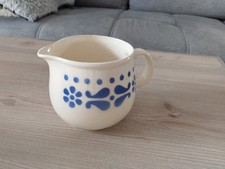 Milchkrug * Keramik * Milchkanne * Landhaus-Stil * geblümt * DDR Design
