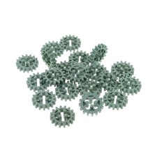 20x Lego Technic Zahnrad Z16 alt-hell grau Zahnräder 16 Zähne Rad 4107176 4019