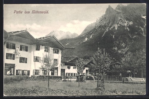Mittenwald partie ortsrand - mittenwald,,