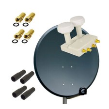 4 Teilnehmer SAT Anlage 80cm