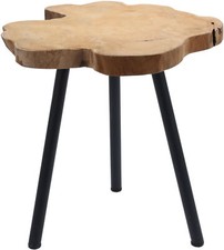 Teak beistelltisch massiv - massiv,