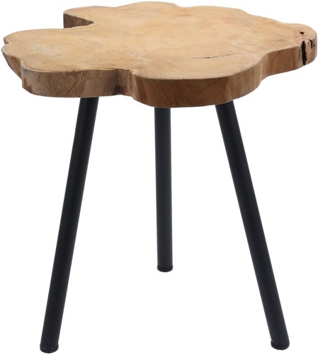 Teak beistelltisch massiv - teak,