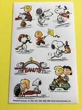 Seltener Stickerbogen, (bsb?) Vintage: Peanuts Snoopy,Lucy,Charlie Brown,Linus