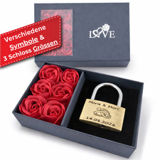 Liebesschloss schloss mit - schloss,