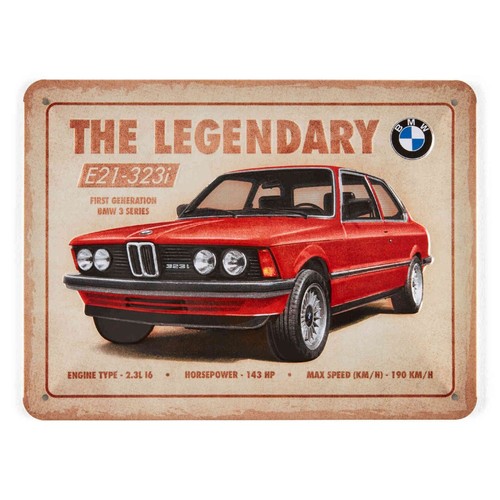 Bmw blechschild the legendary - bmw,