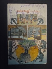 Litho Militärkarte Gruss von der Musterung nicht gelaufen (B554)