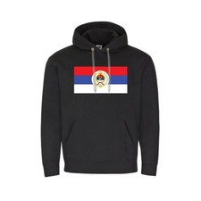 Hoodie Flagge Serbien Binnenstaat Balkanhalbinsel Belgrad Pullover #34975