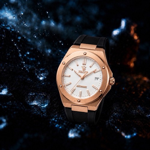 Velour rose gold - velour, dial