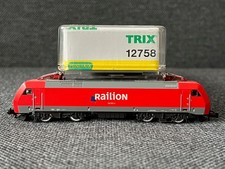 Spur N Minitrix 12758 DBAG Railion Ellok 152 073-3 vrot Ep.5 SX-Digital KKK OVP