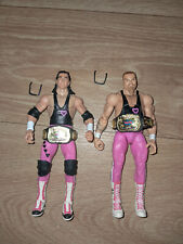 Wrestling WWE WCW NWO WWF Figuren Elite Zubehör  Bret  Hart und  Anvil
