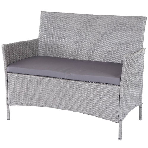 Poly rattan gartenbank halden - poly-rattan,