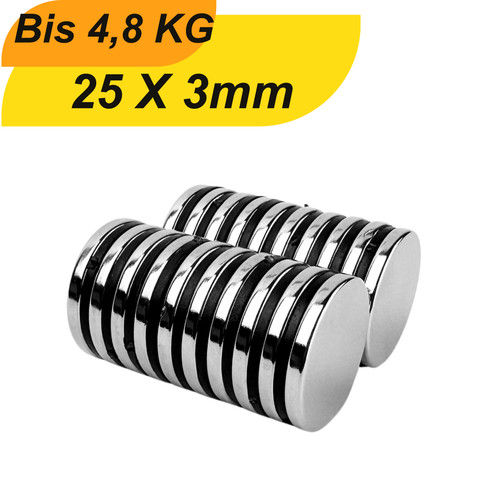 Neodym magnet 25x3mm - neodym,