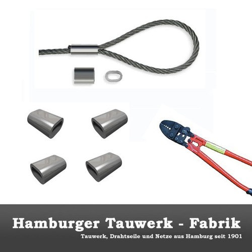 Aluminium pressklemmen - pressklemmen, /