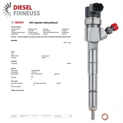 0445110298 einspritzdüse - 0445110298,