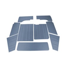 Innenverkleidungen Türpappen Set 9-Teilig für VW Bus Bulli T3 Blau 08/85-92
