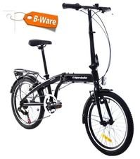 20 Zoll Faltrad Capriolo Traveler  Klappfahrrad, Shimano 6G - schwarz, B-WARE